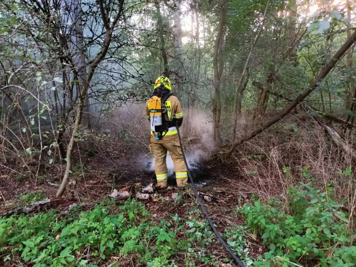 Akcja straży pożarnej w Kraśniku