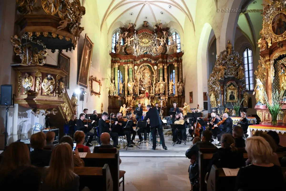 Koncert Wratislavia Cantans w bazylice w Bolesławcu