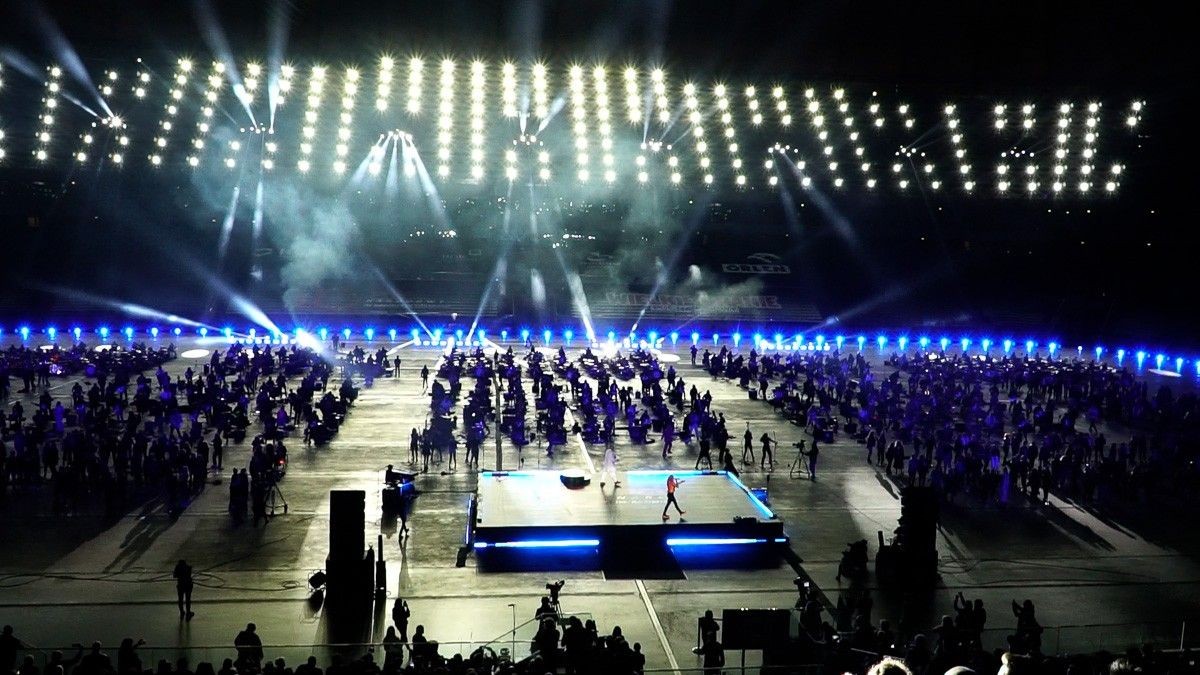 Wojtek Stefańczyk, gitarzysta z Bolesławca, zagrał na PGE Narodowym