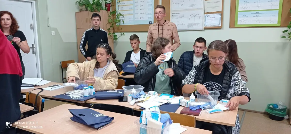 „Czy potrafisz ratować życie”. Kolejny polsko-ukraiński projekt w ZSOiZ w Bolesławcu