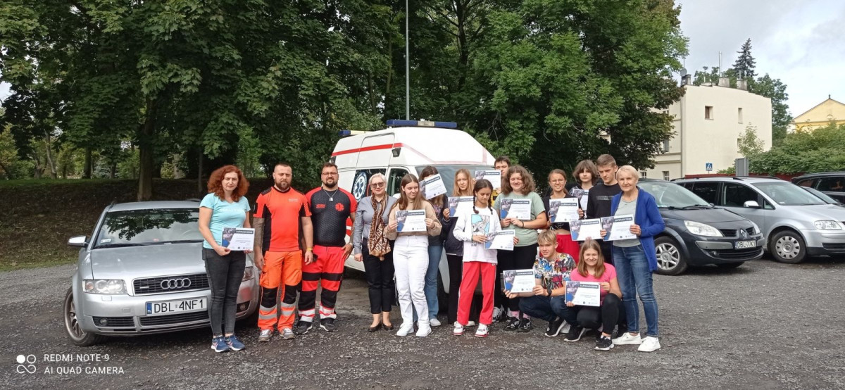 „Czy potrafisz ratować życie”. Kolejny polsko-ukraiński projekt w ZSOiZ w Bolesławcu