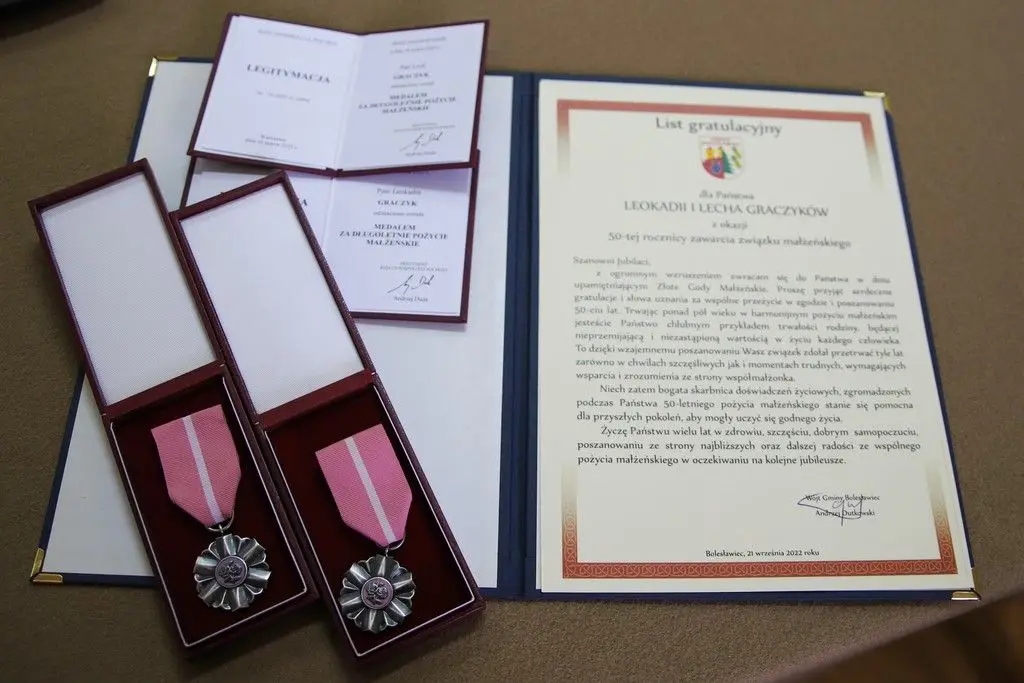 Uroczystość na sesji Rady Gminy Bolesławiec