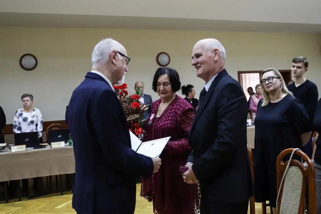 Uroczystość na sesji Rady Gminy Bolesławiec