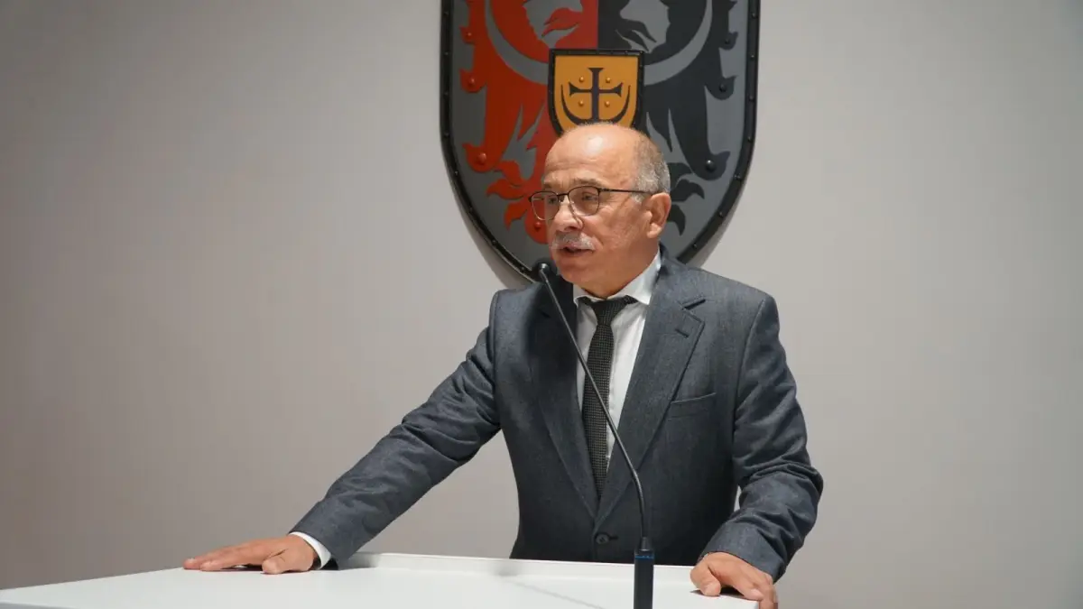 Uroczystość na sesji Rady Powiatu Bolesławieckiego