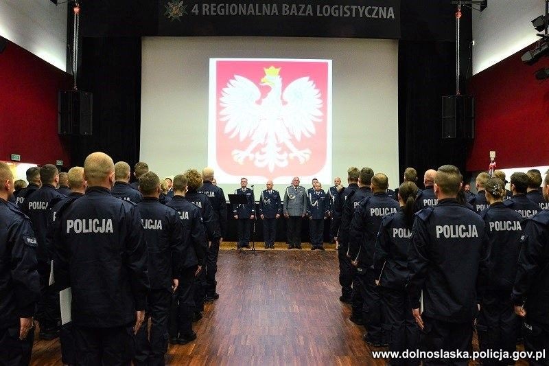 Policyjna uroczystość we Wrocławiu