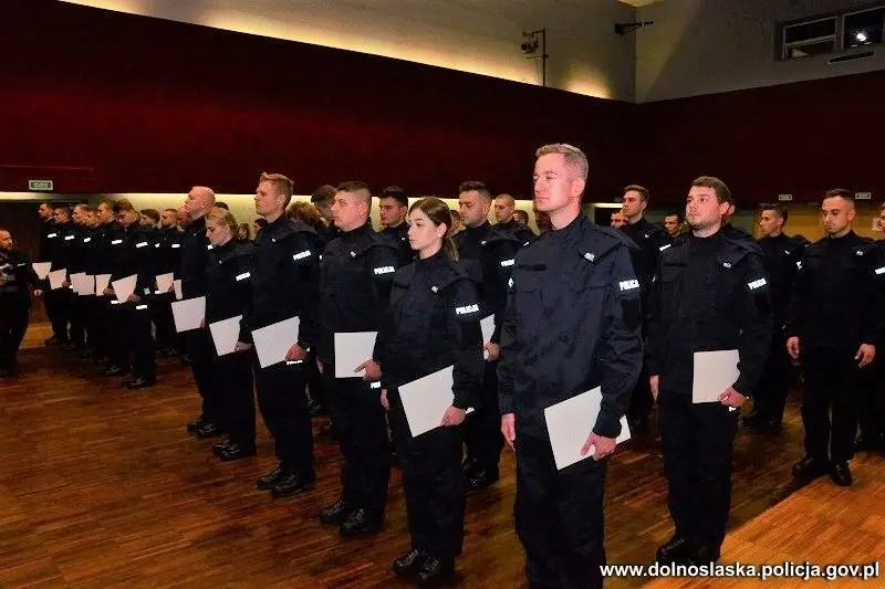 Policyjna uroczystość we Wrocławiu