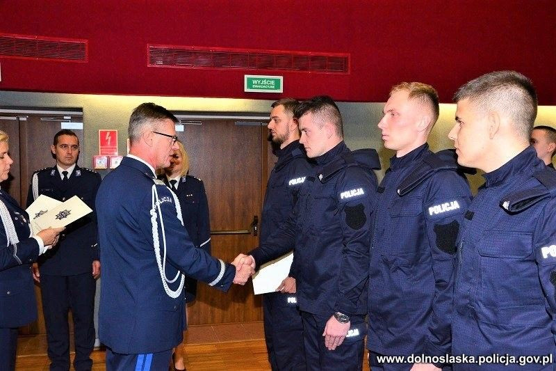 Policyjna uroczystość we Wrocławiu