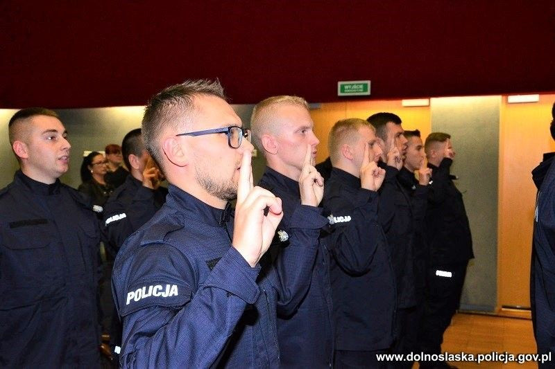 Policyjna uroczystość we Wrocławiu