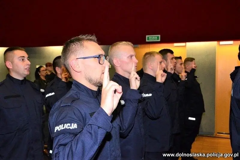 Policyjna uroczystość we Wrocławiu