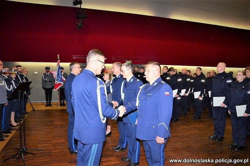 Policyjna uroczystość we Wrocławiu