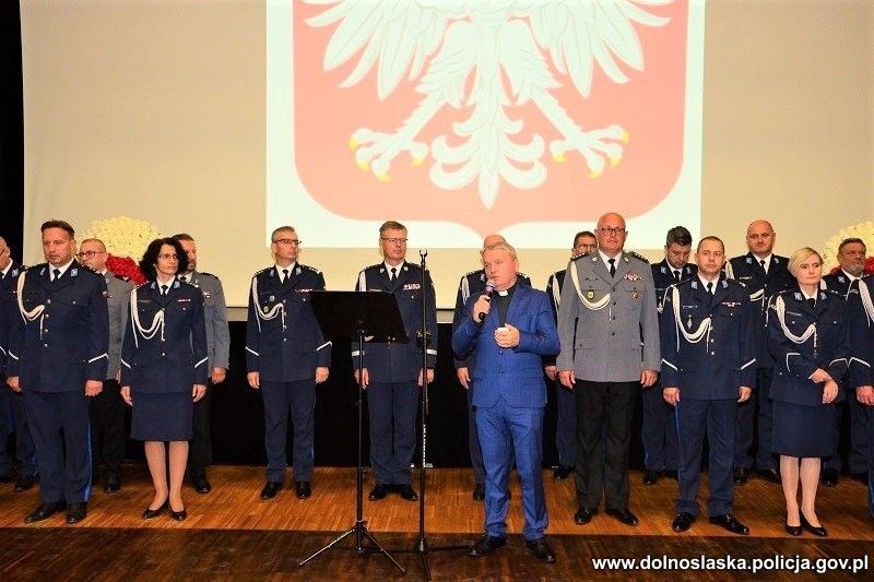 Policyjna uroczystość we Wrocławiu