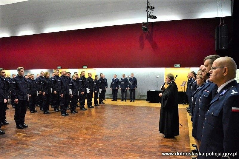 Policyjna uroczystość we Wrocławiu