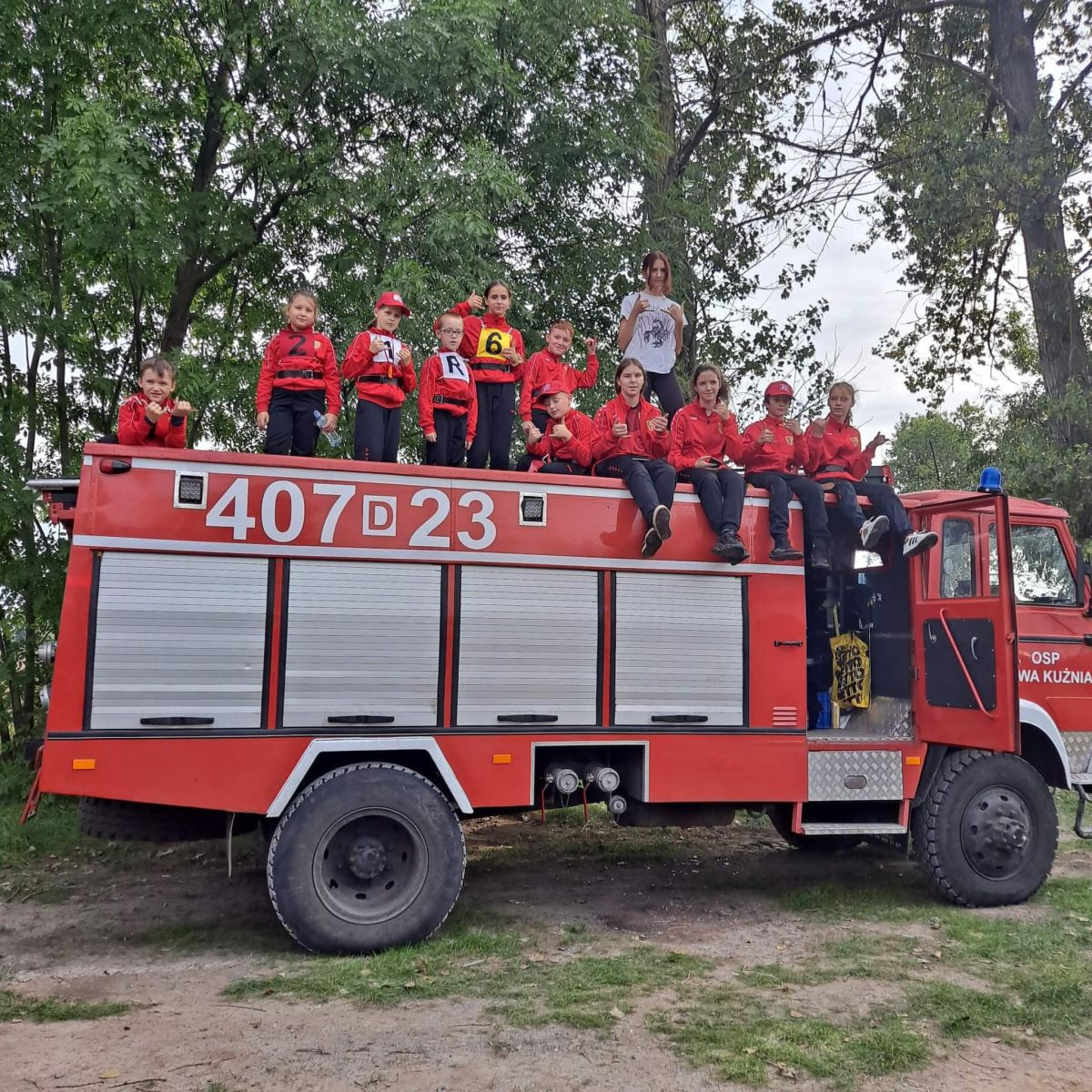 Młodzieżowa Drużyna Pożarnicza z Nowej Kuźni