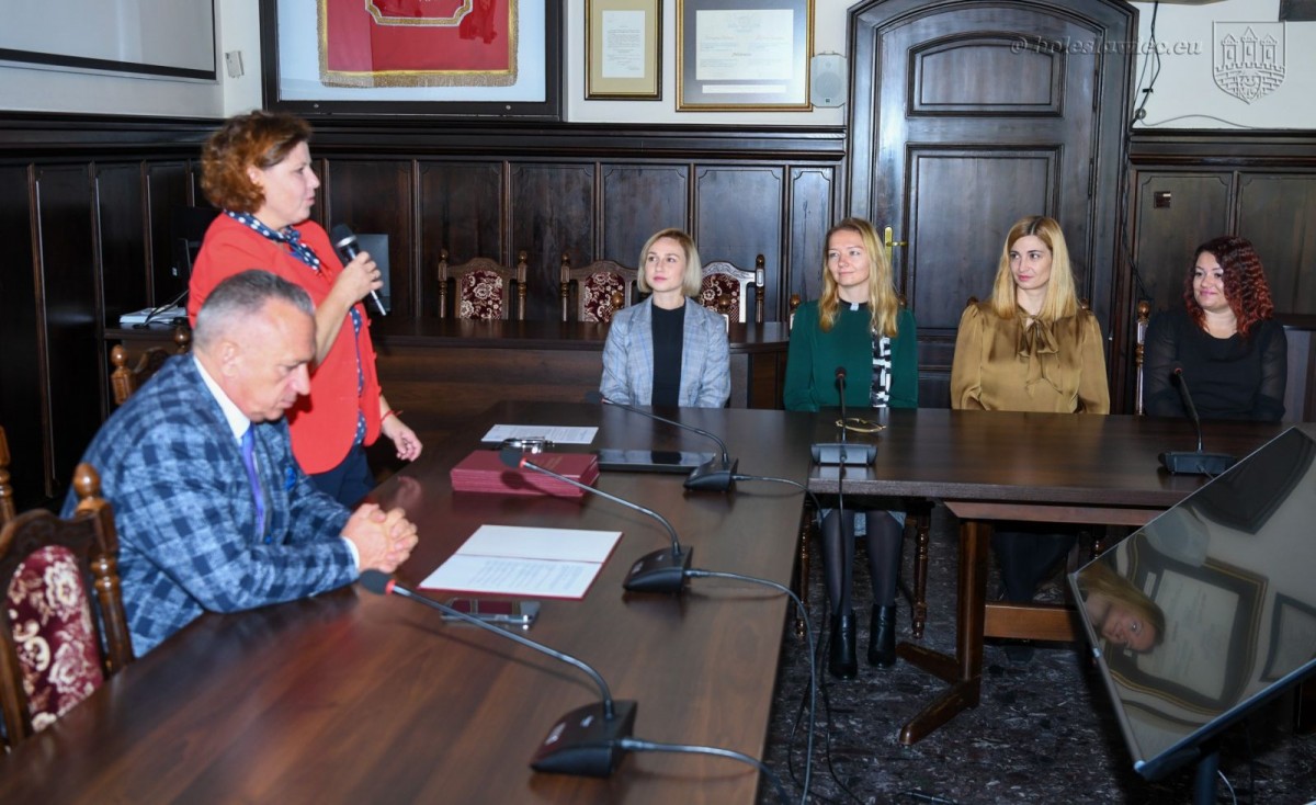 Uroczystość w Sali Rajców w Bolesławcu