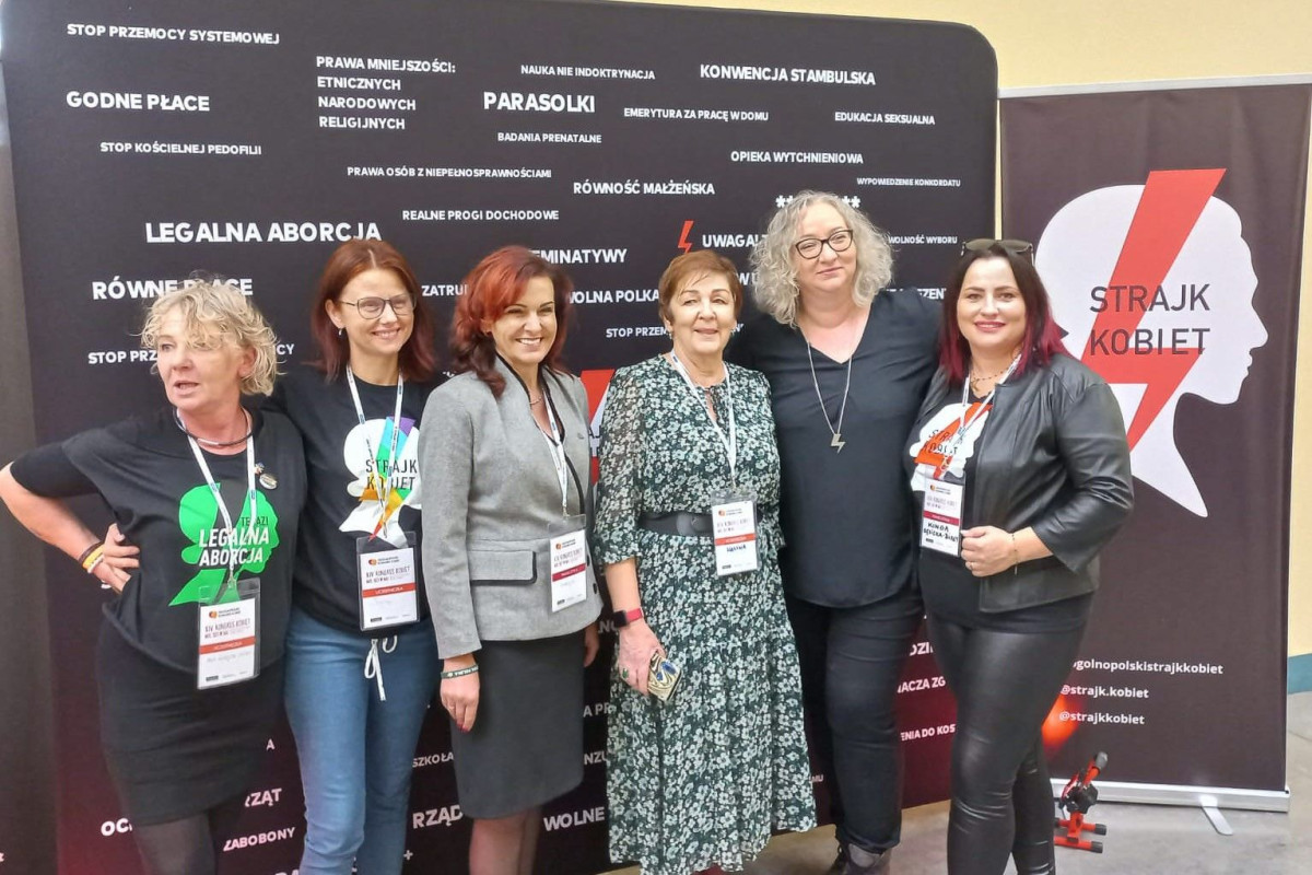 Bolesławianki i gromadczanki na Kongresie Kobiet