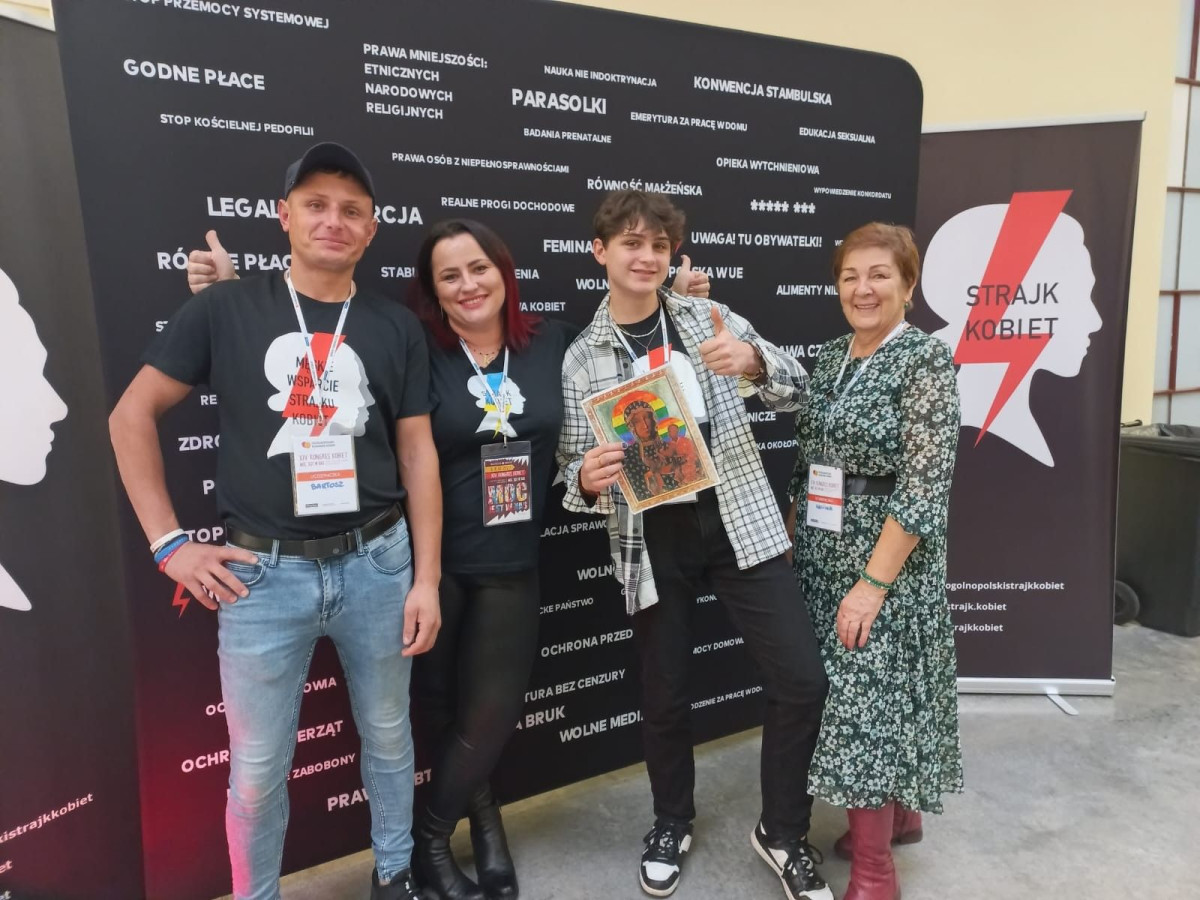 Ekipa z Bolesławca na Kongresie Kobiet