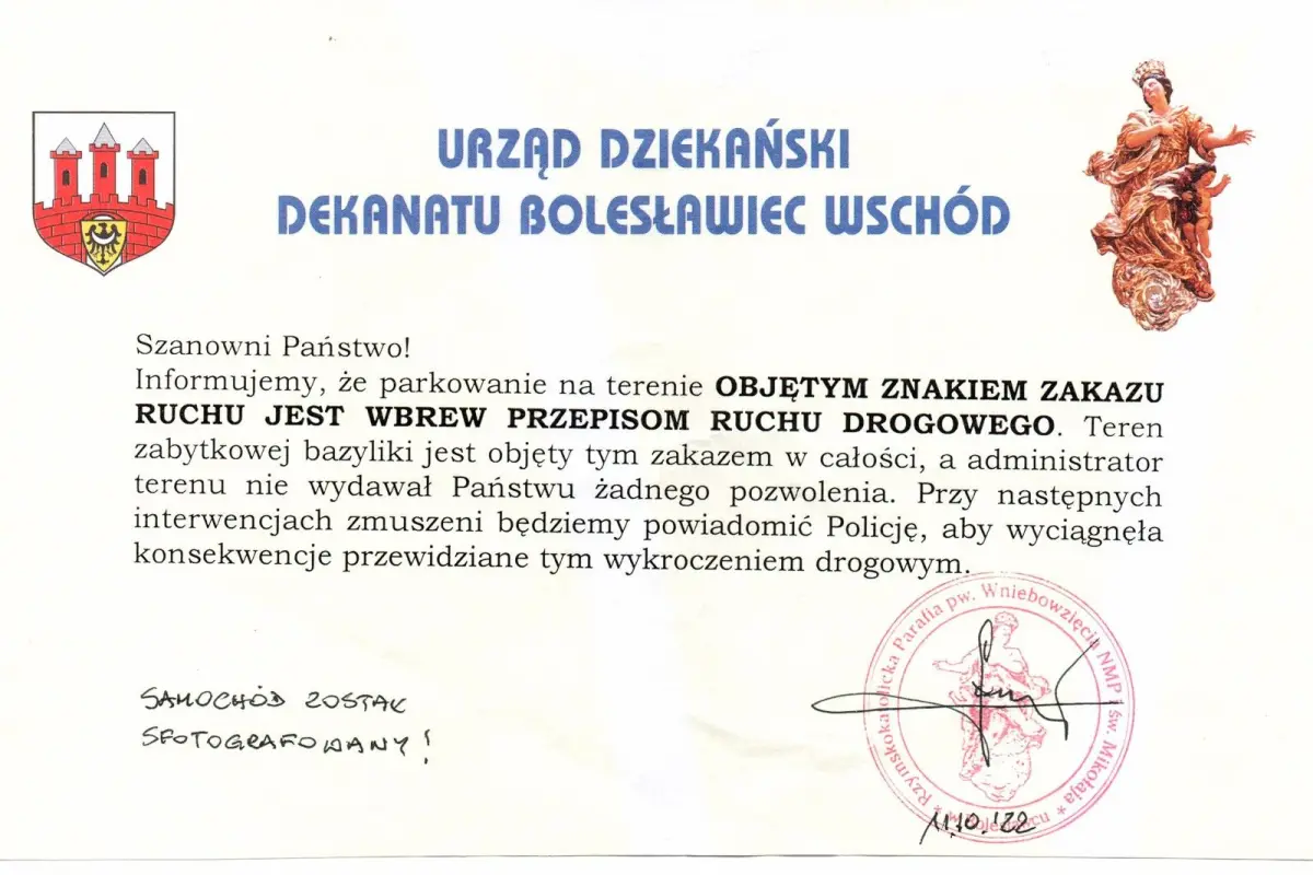 Informacja z urzędu dziekańskiego
