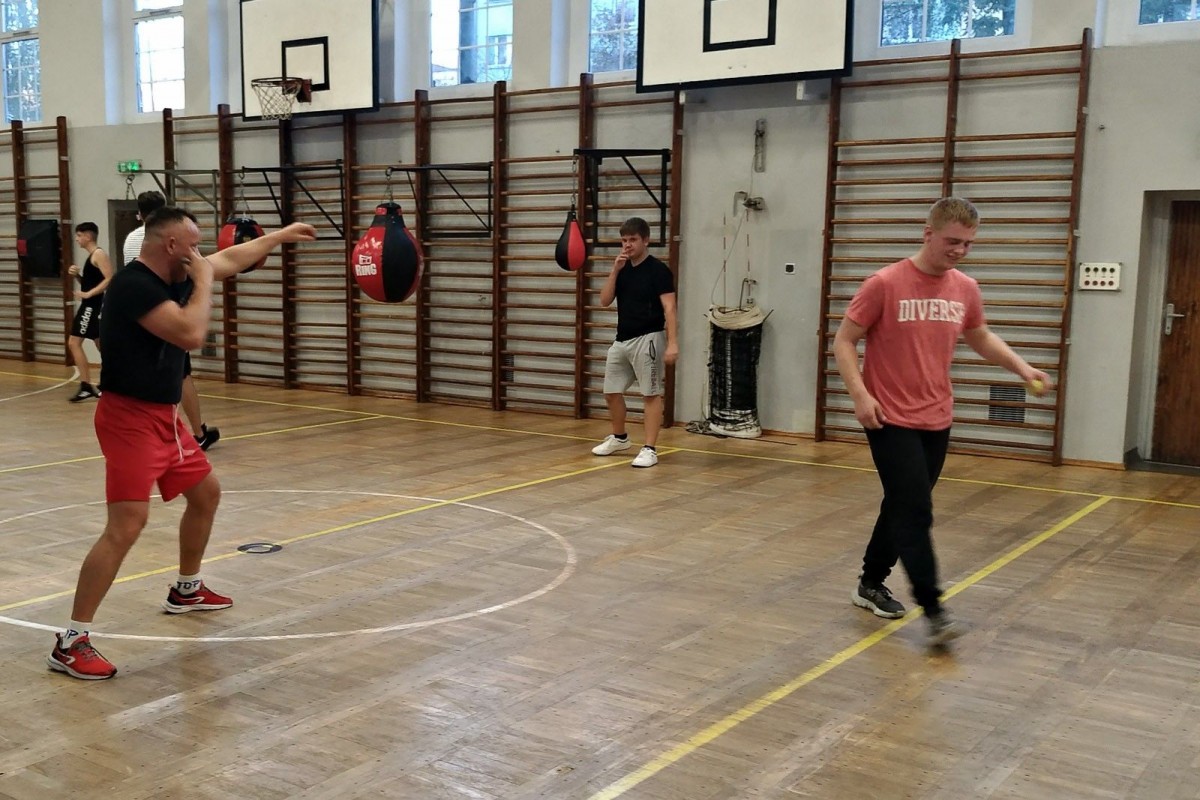 Kuba na treningu bokserskim u Roberta Tomczyka