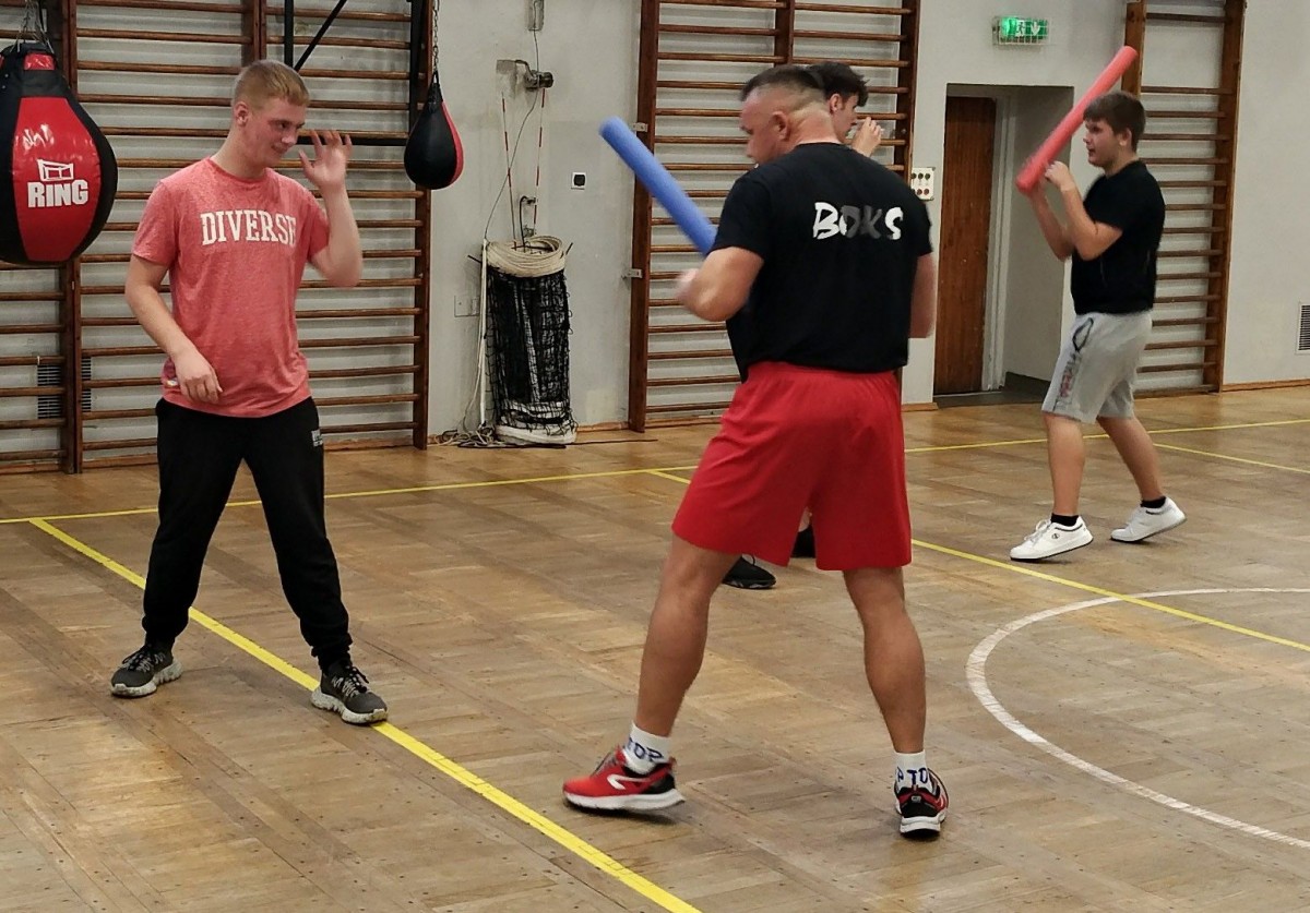 Kuba na treningu bokserskim u Roberta Tomczyka