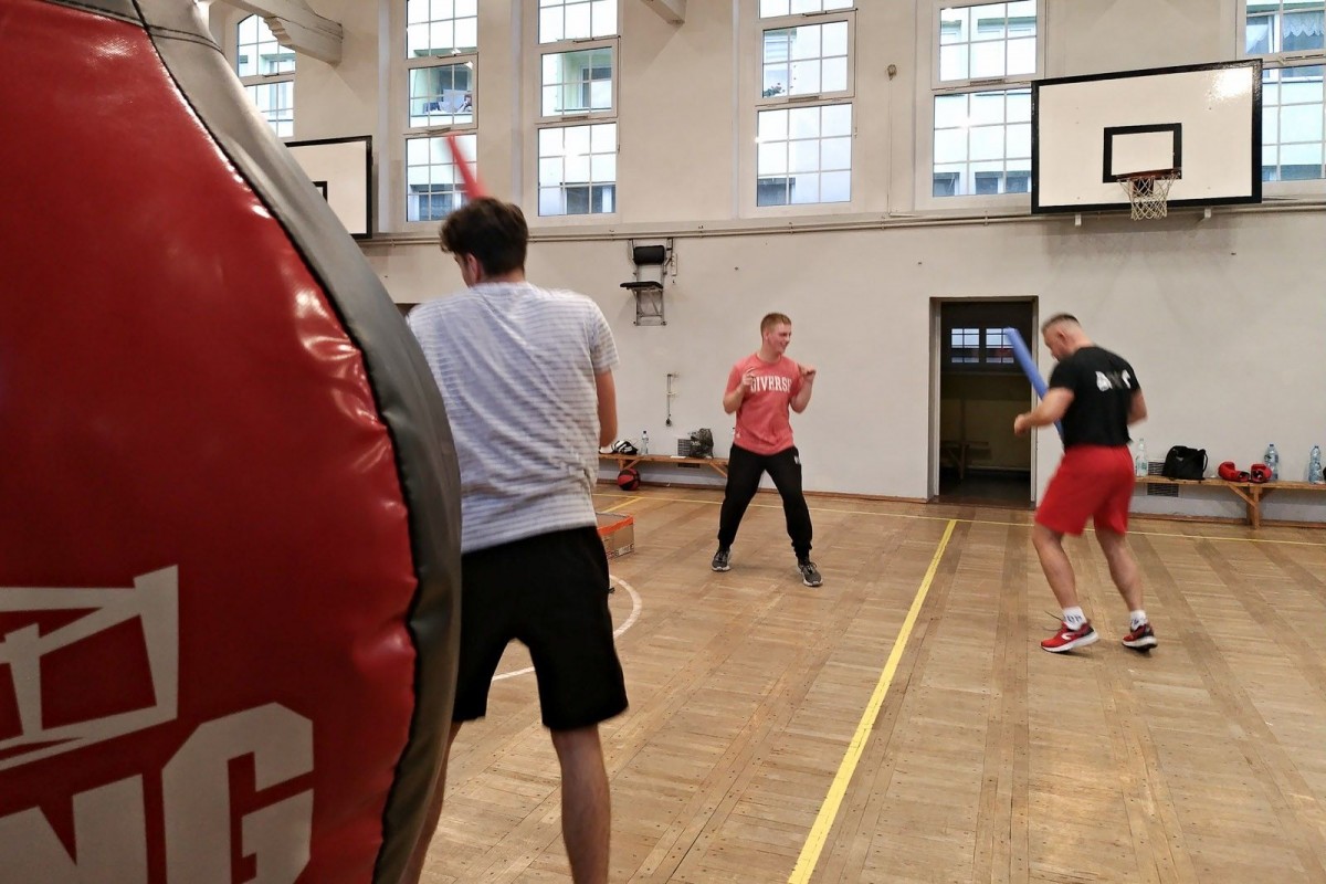 Kuba na treningu bokserskim u Roberta Tomczyka