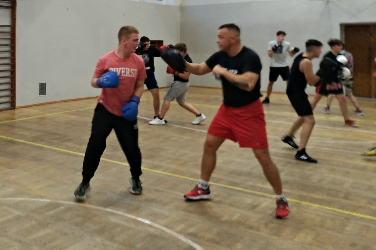 Kuba na treningu bokserskim u Roberta Tomczyka