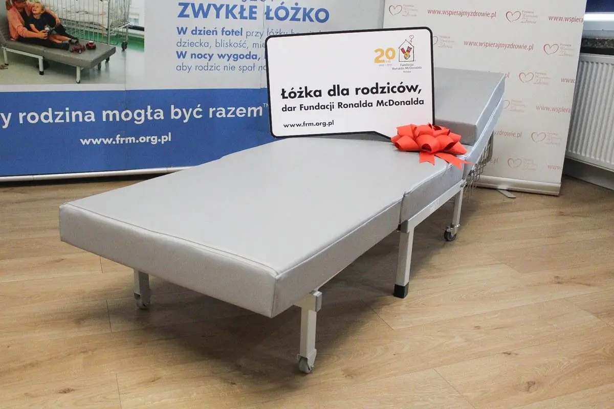 Nowe łóżka na oddziale pediatrycznym Szpitala św. Łukasza