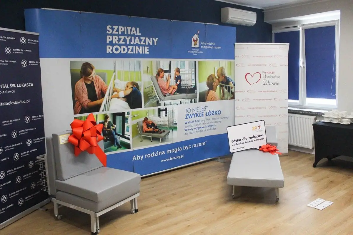 Nowe łóżka na oddziale pediatrycznym Szpitala św. Łukasza