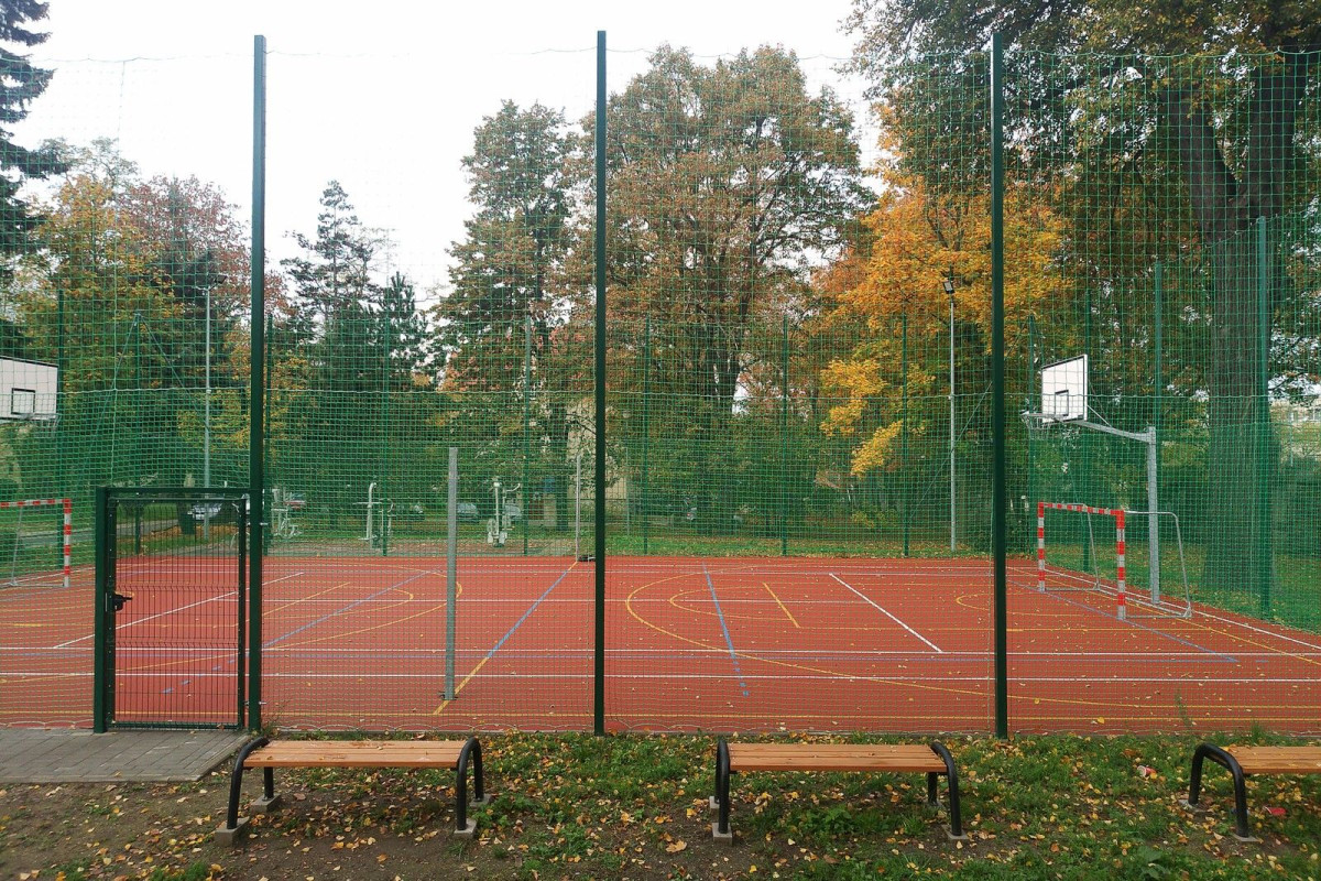 Świetlica i jej otoczenie w szpitalu wojewódzkim