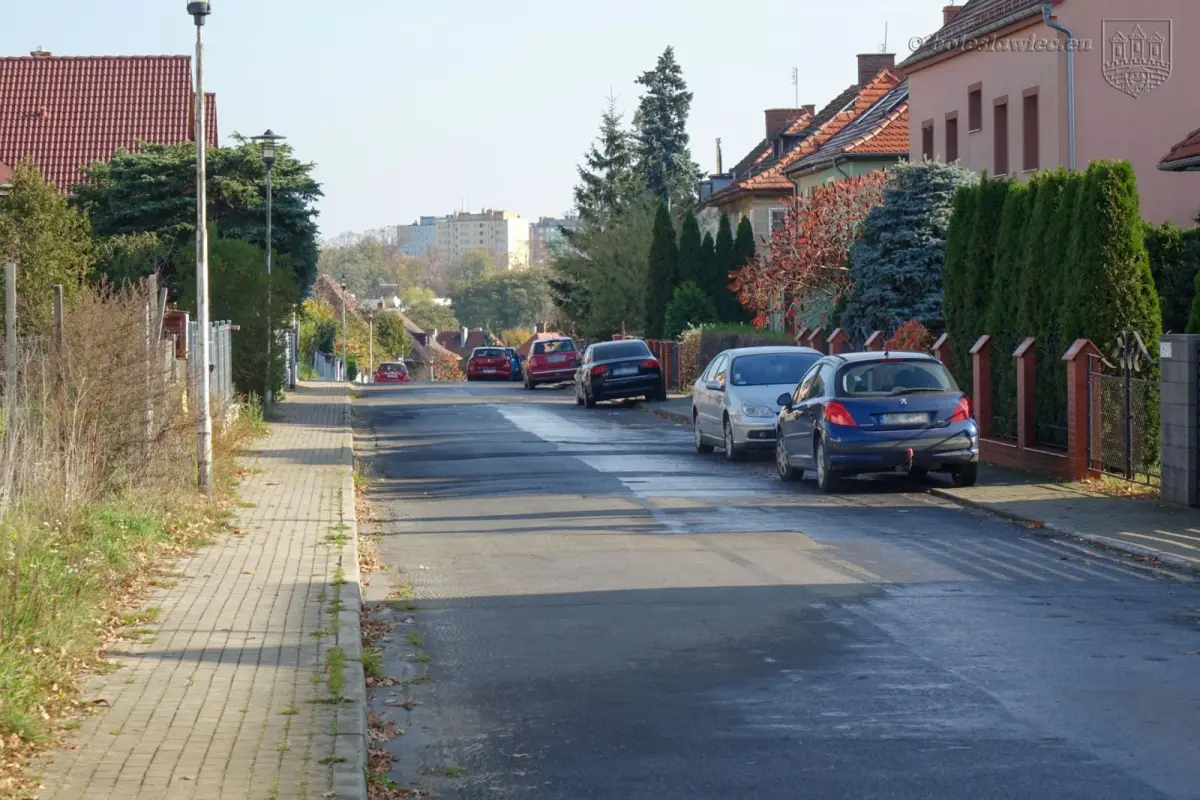 Ulica Obrońców Westerplatte w Bolesławcu