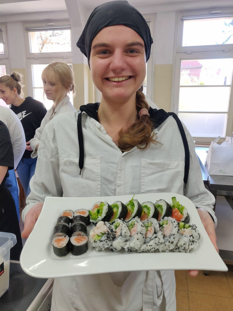 Warsztaty sushi w ZSOiZ