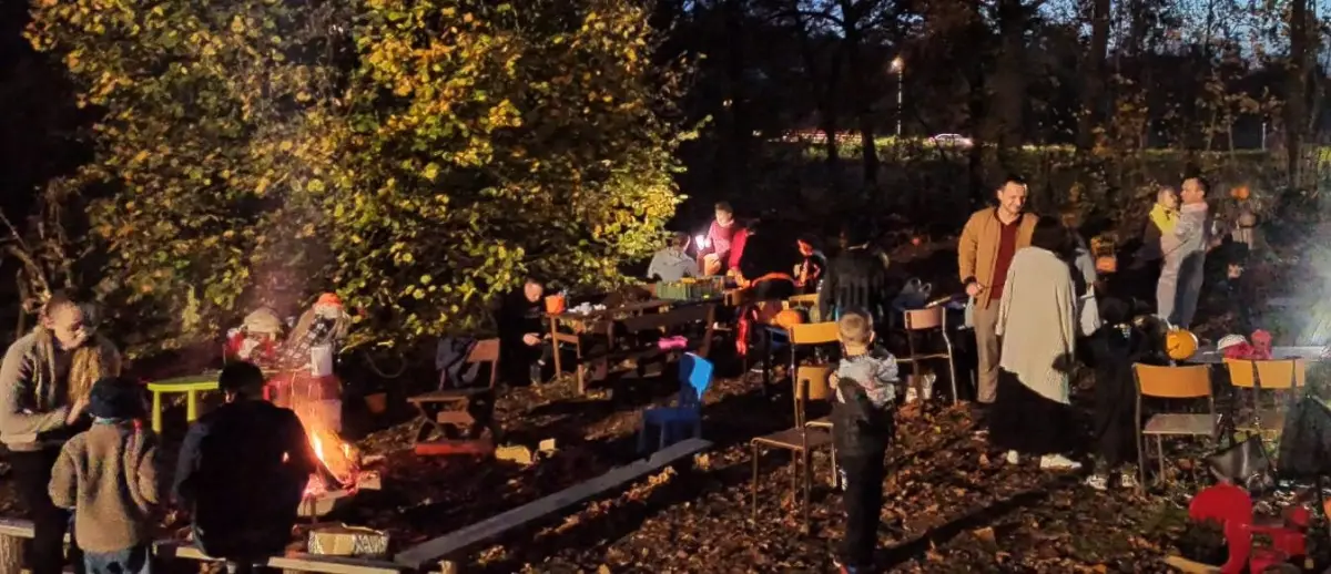Dyniowy Kącik przy Wiedźmie w Raciborowicach w Halloween