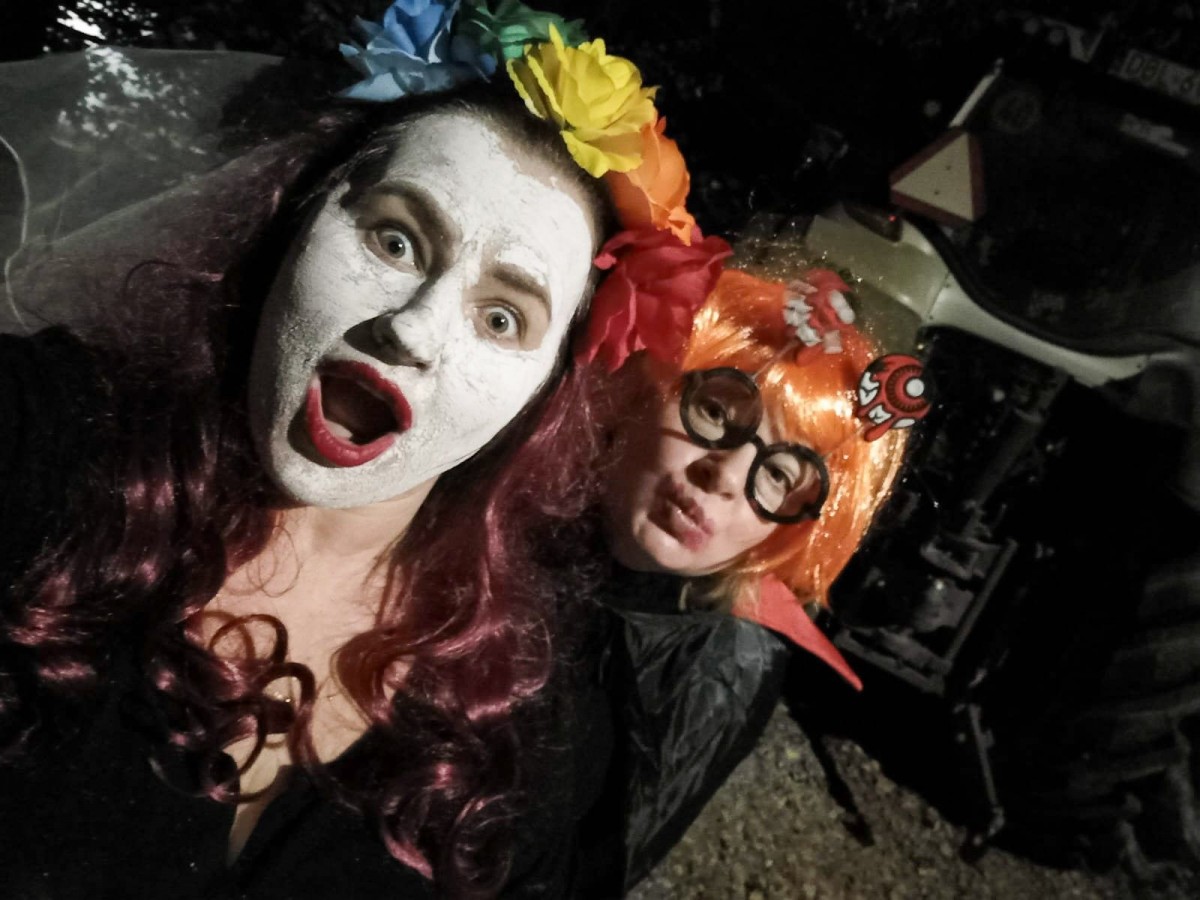 Dyniowy Kącik przy Wiedźmie w Raciborowicach w Halloween