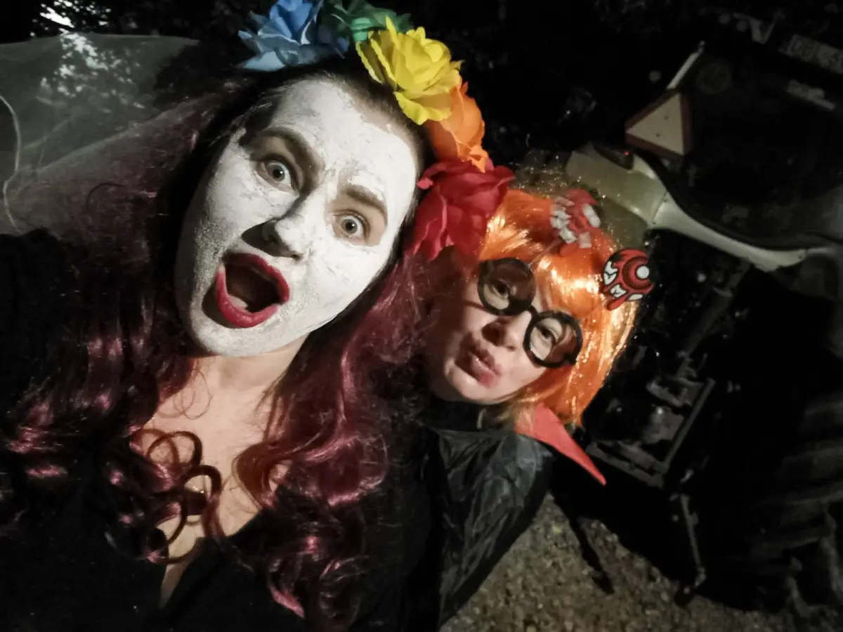 Dyniowy Kącik przy Wiedźmie w Raciborowicach w Halloween