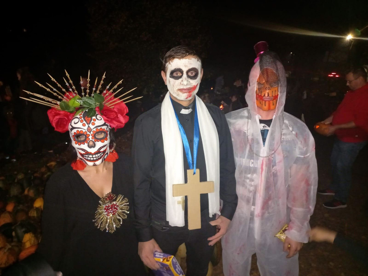 Dyniowy Kącik przy Wiedźmie w Raciborowicach w Halloween