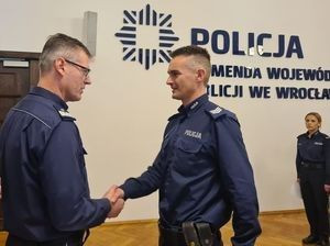 Uroczystość w KWP Wrocław