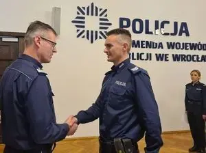 Uroczystość w KWP Wrocław