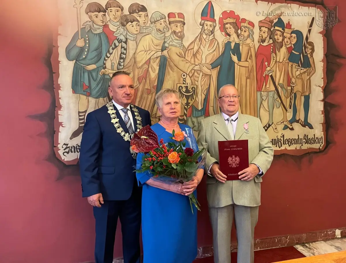 Uroczystość w Pałacu Ślubów w Bolesławcu