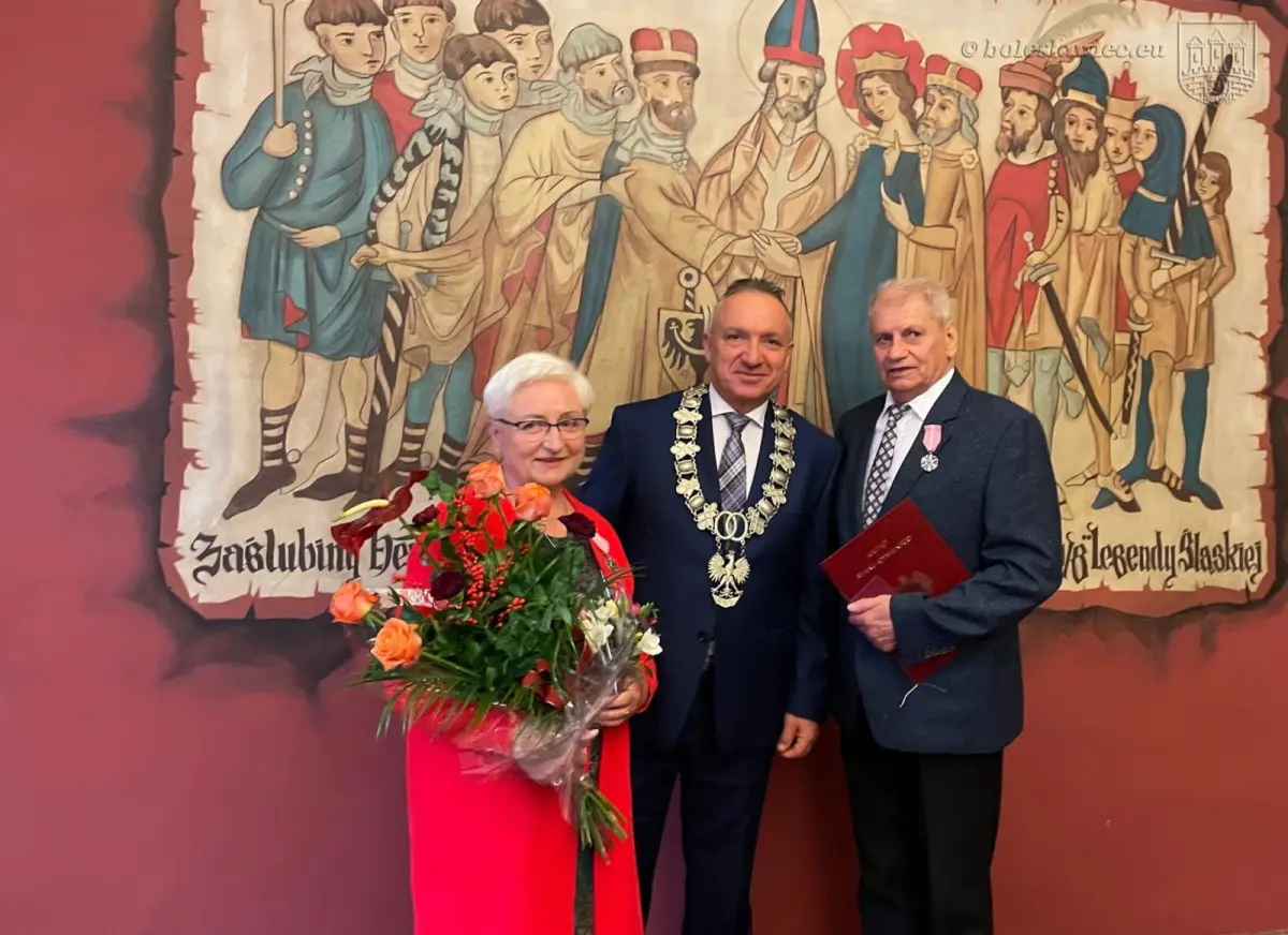 Uroczystość w Pałacu Ślubów w Bolesławcu