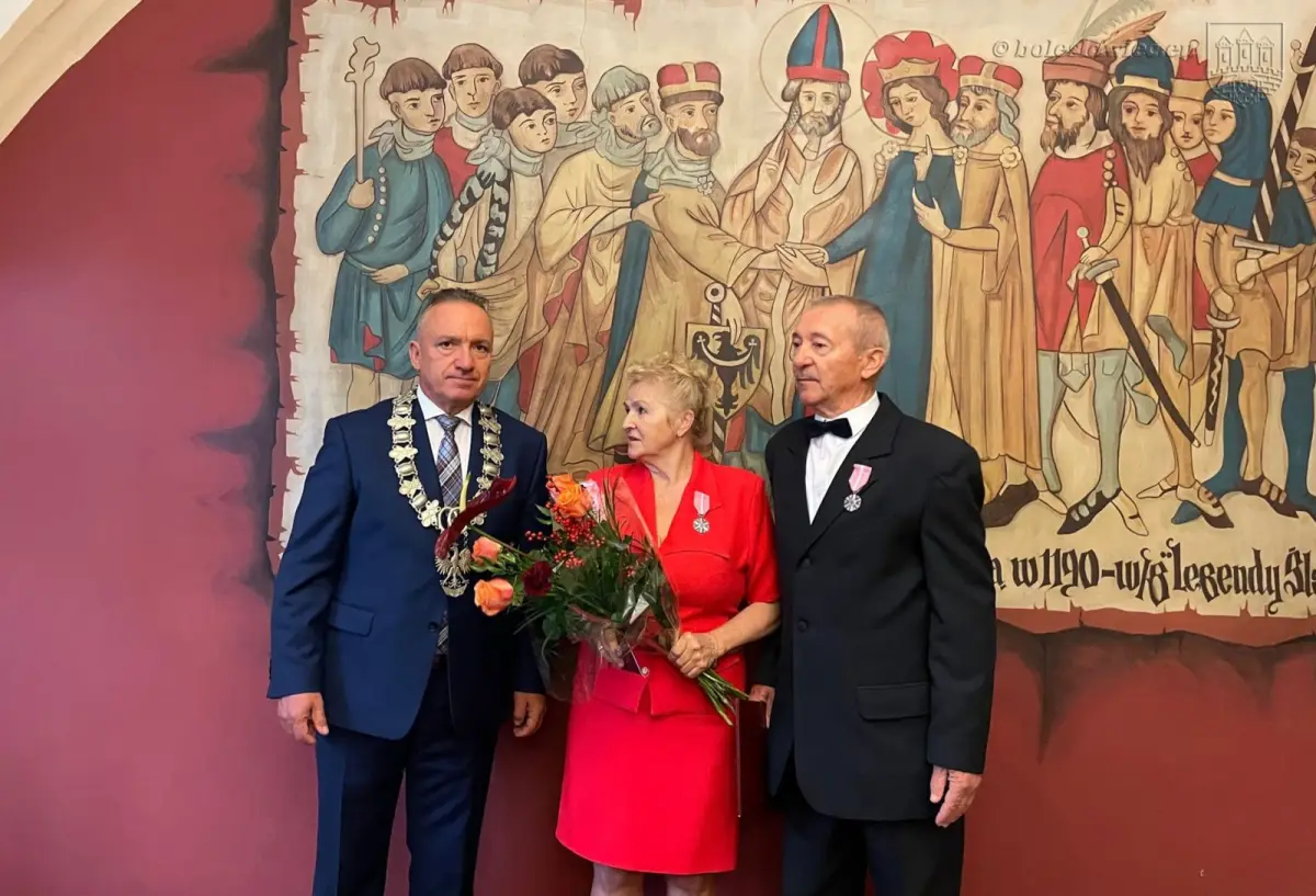 Uroczystość w Pałacu Ślubów w Bolesławcu