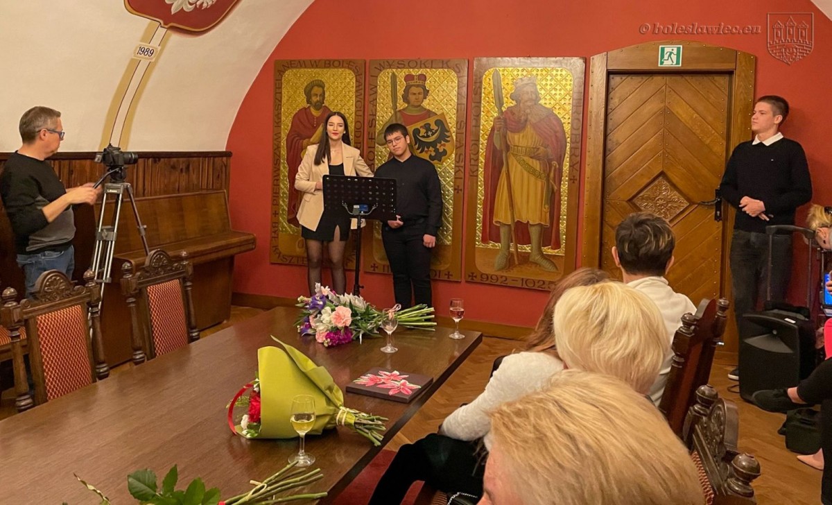 Uroczystość w Pałacu Ślubów w Bolesławcu