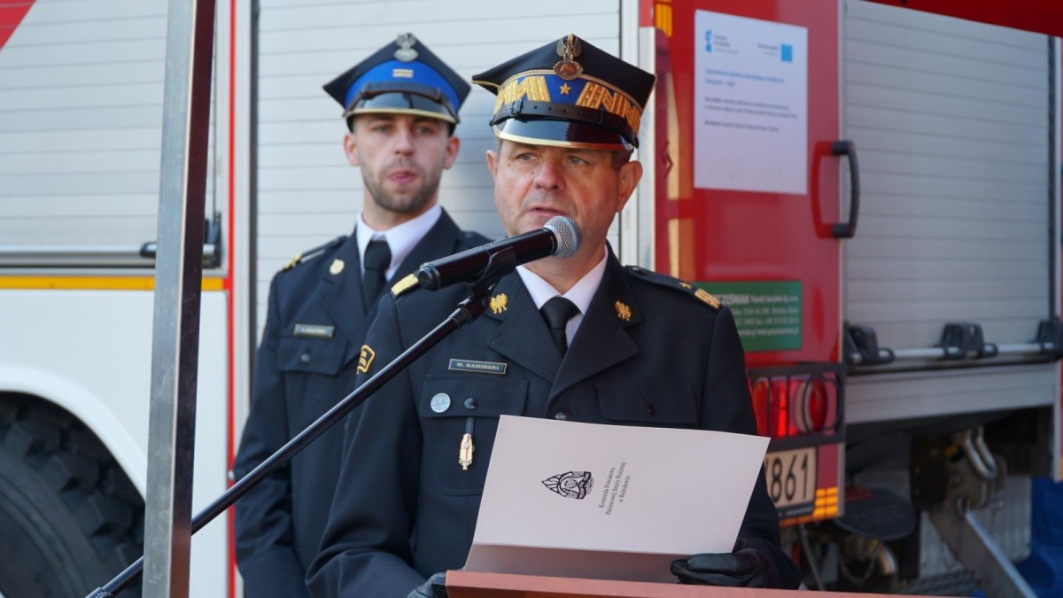 Uroczysty apel i nowy sprzęt dla strażaków z Bolesławca i Trzebienia