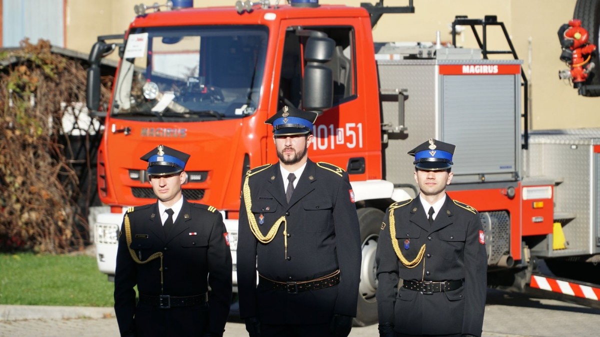 Uroczysty apel i nowy sprzęt dla strażaków z Bolesławca i Trzebienia