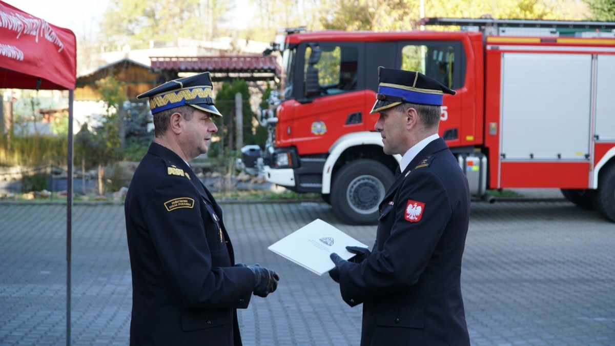 Uroczysty apel i nowy sprzęt dla strażaków z Bolesławca i Trzebienia