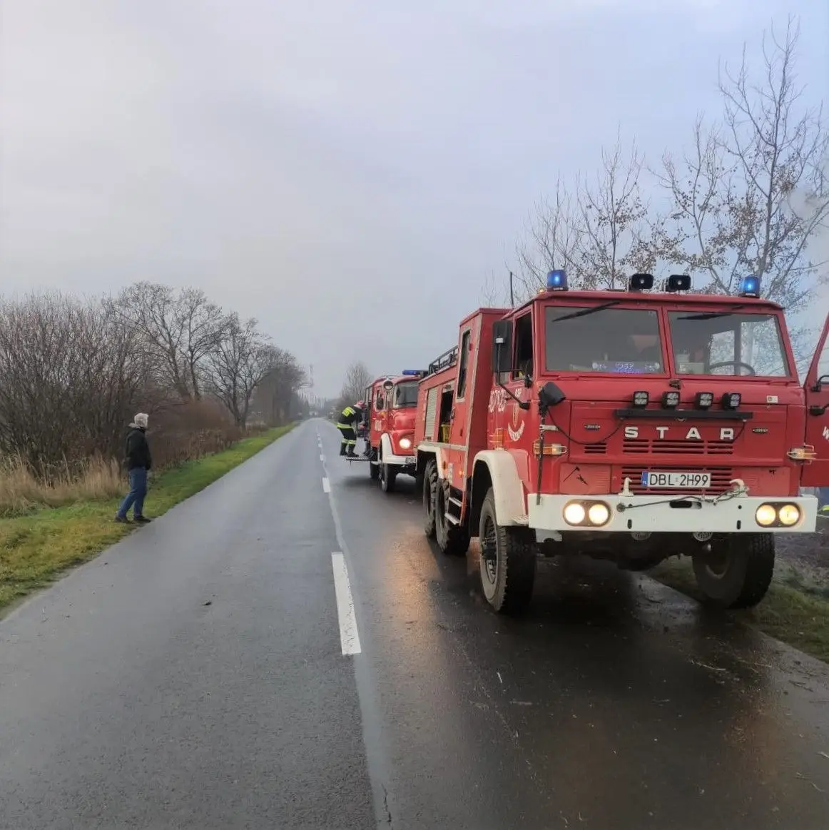 Pożar auta