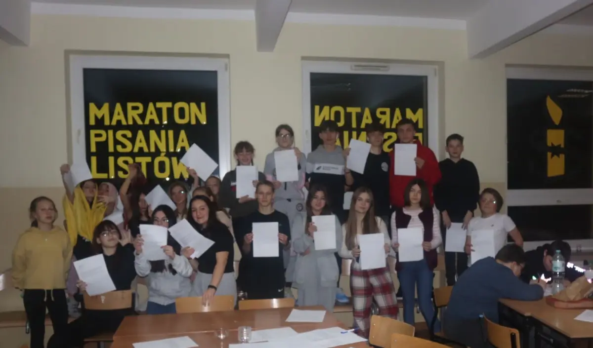Uczniowie „dwójki” w akcji Amnesty International