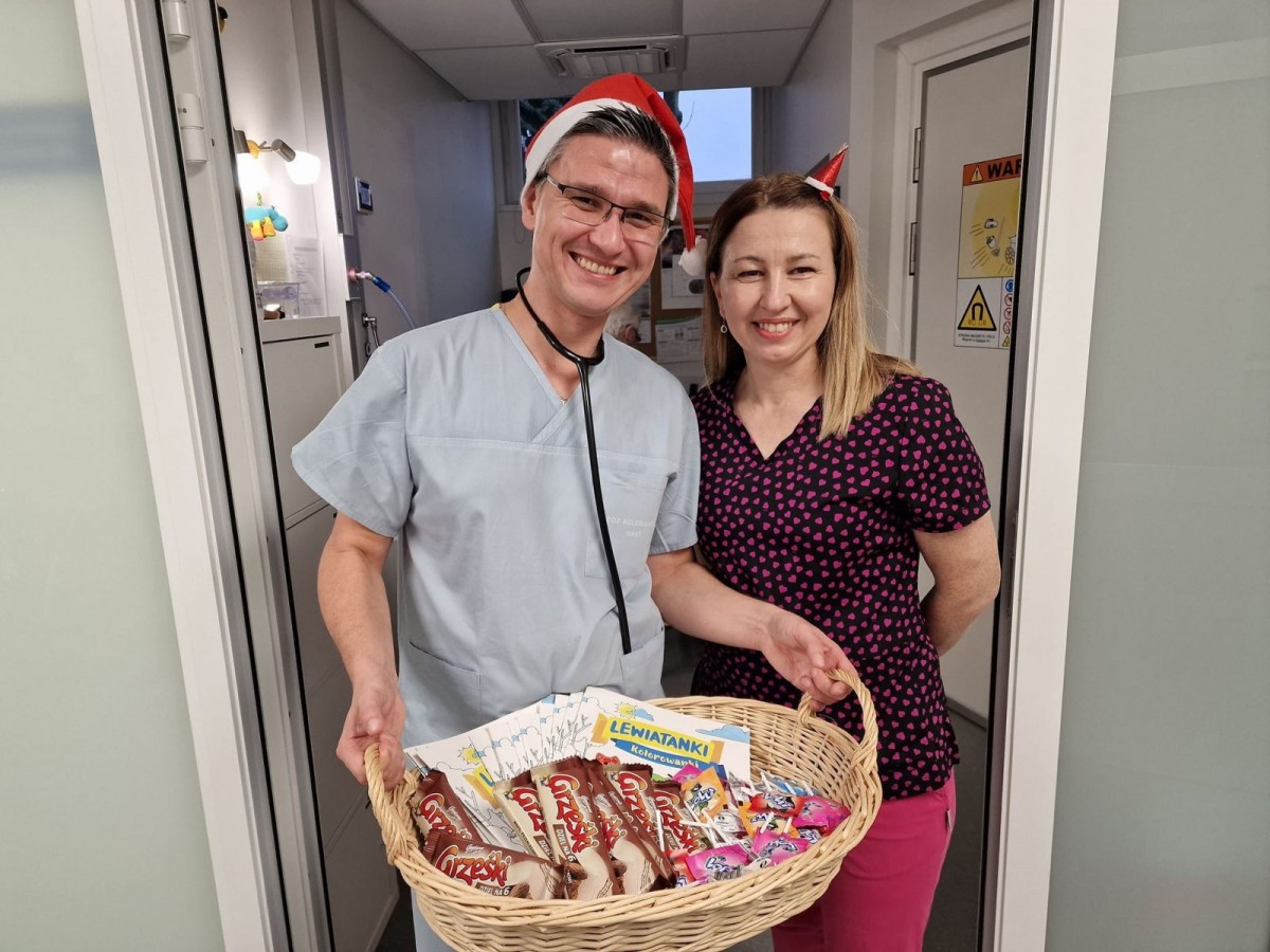 Mikołajki w Szpitalu św. Łukasza w Bolesławcu