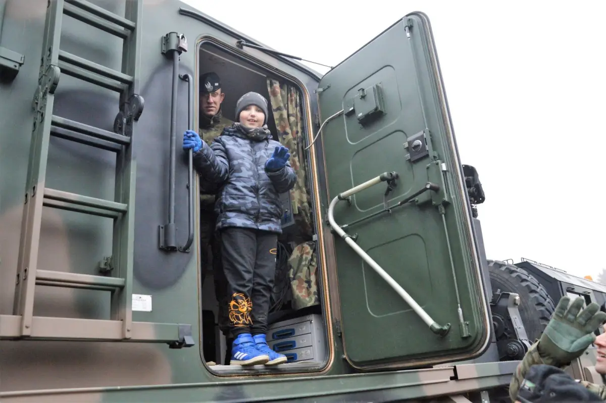 Open day at the barracks of artillerymen from Bolesławiec
