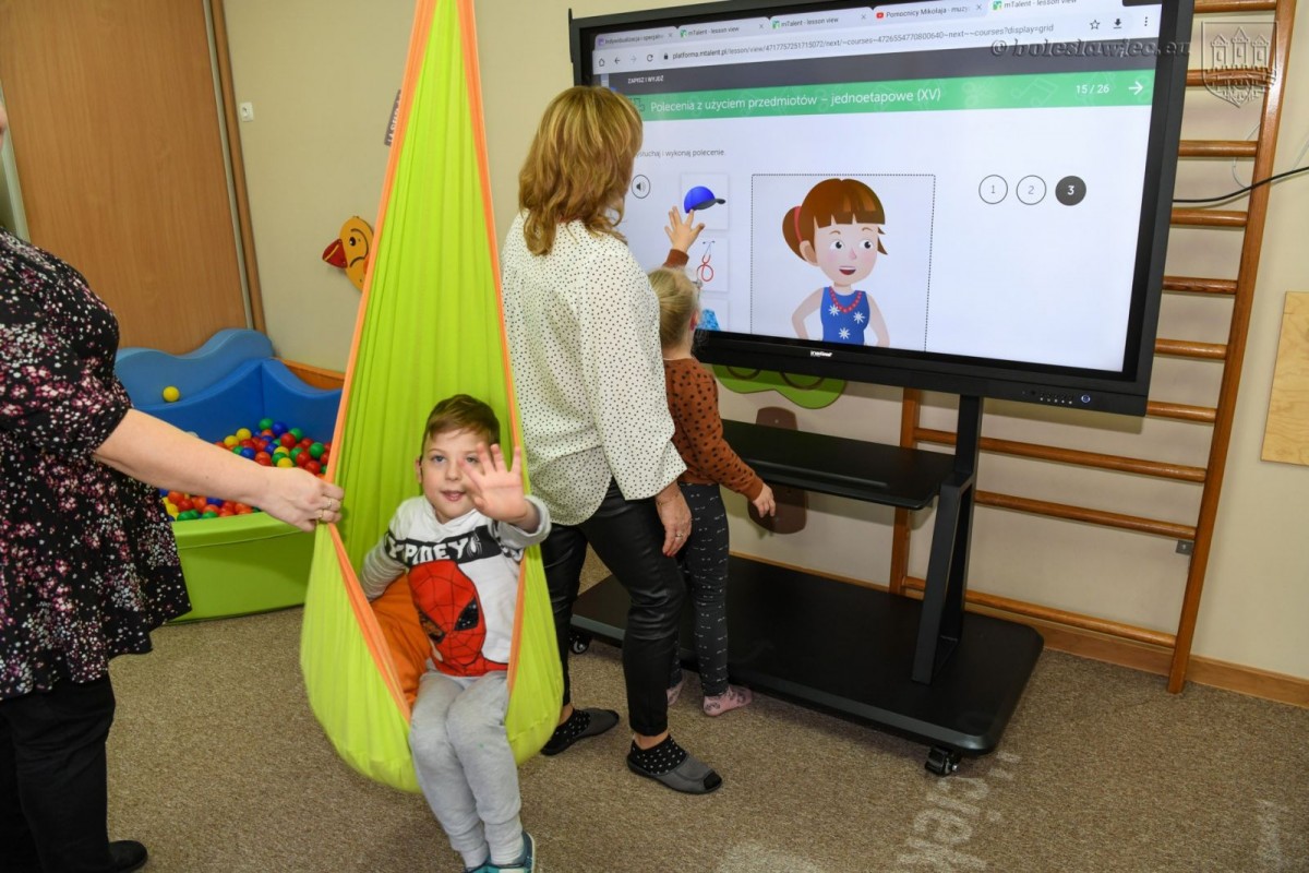 Sprzęt stymulujący rozwój i dający dużo frajdy w Przedszkolu nr 7 w Bolesławcu