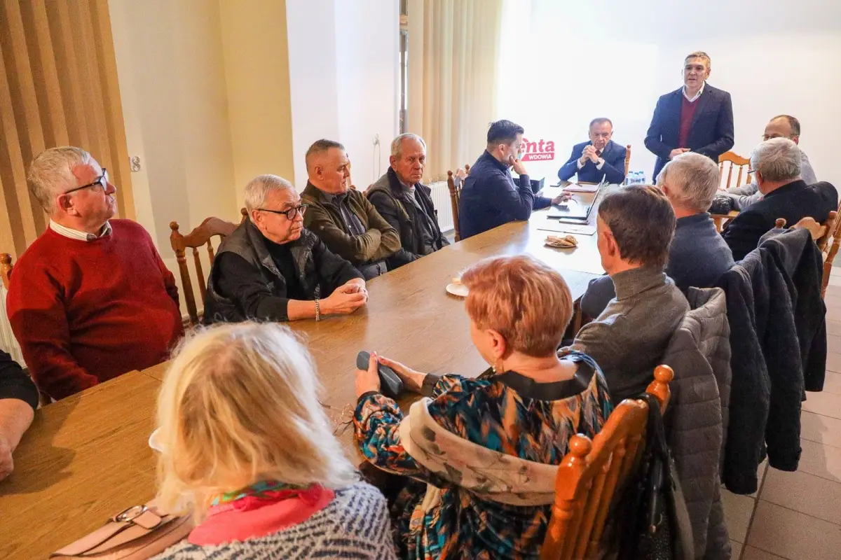 Spotkanie sympatyków lewicy w Bolesławcu