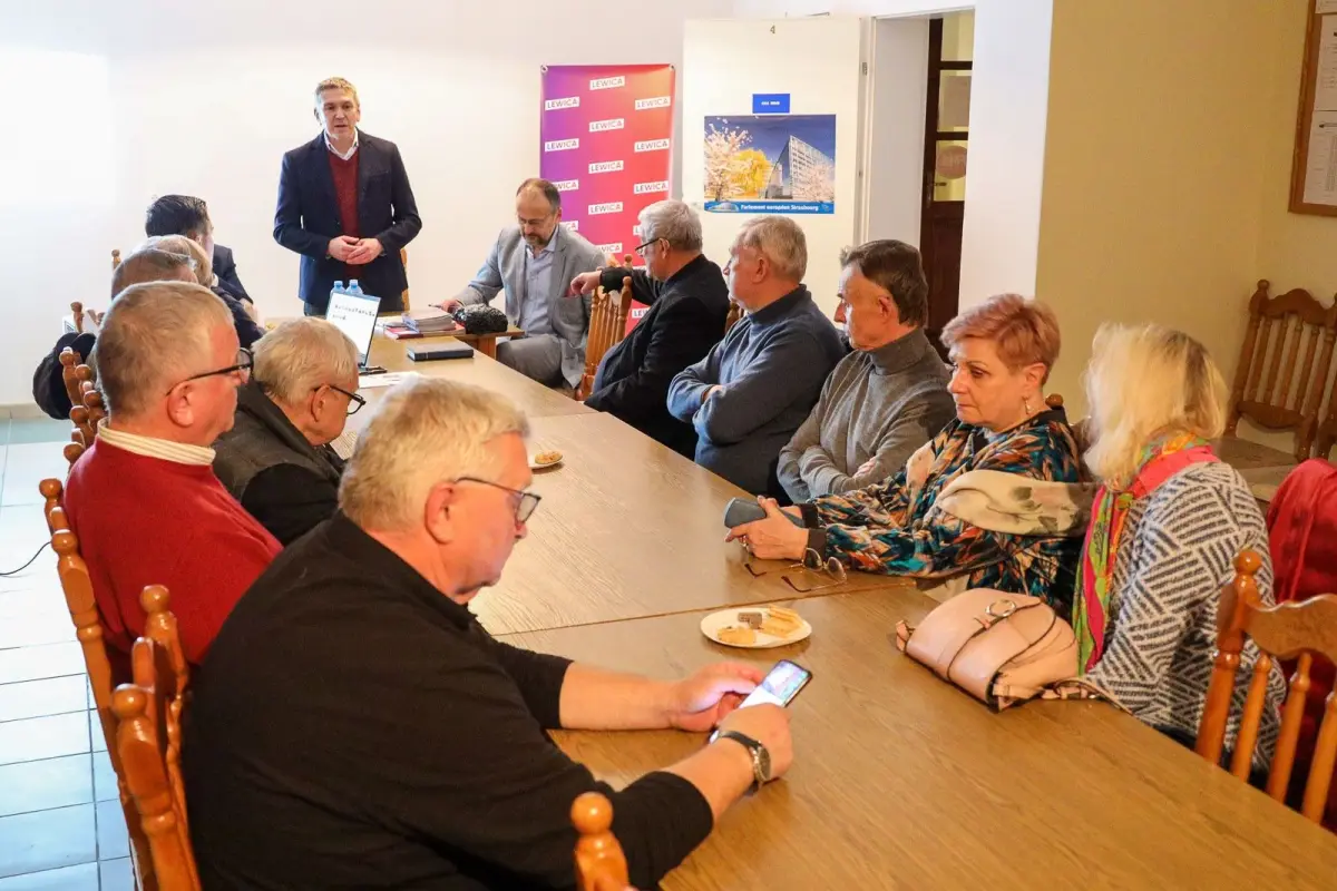 Meeting of Left Supporters in Bolesławiec